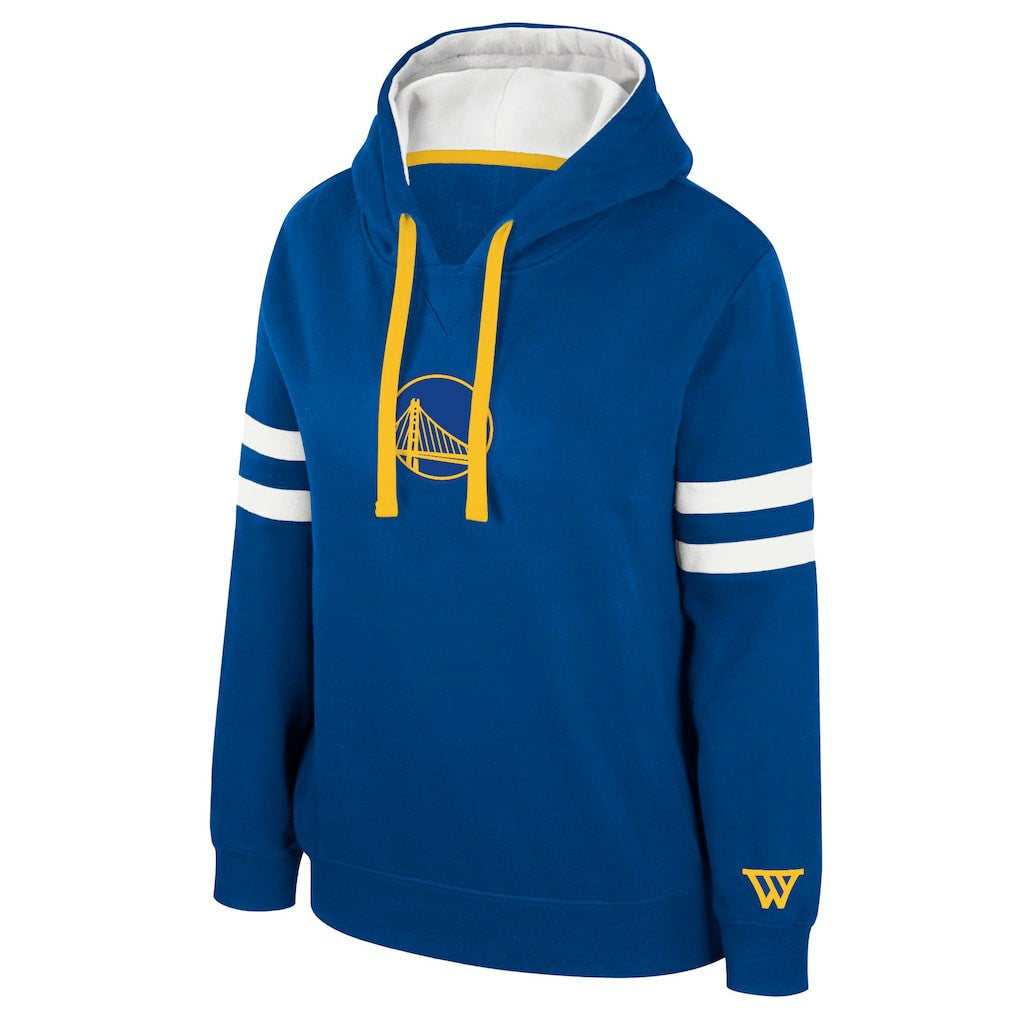 Golden State Warriors Stadium Essentials Women's Road Game Pullover Hoodie Royal - NBA