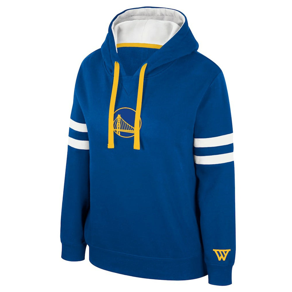Golden State Warriors Stadium Essentials Women's Road Game Pullover Hoodie Royal - NBA
