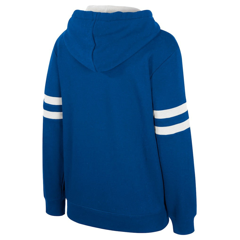 Golden State Warriors Stadium Essentials Women's Road Game Pullover Hoodie Royal - NBA