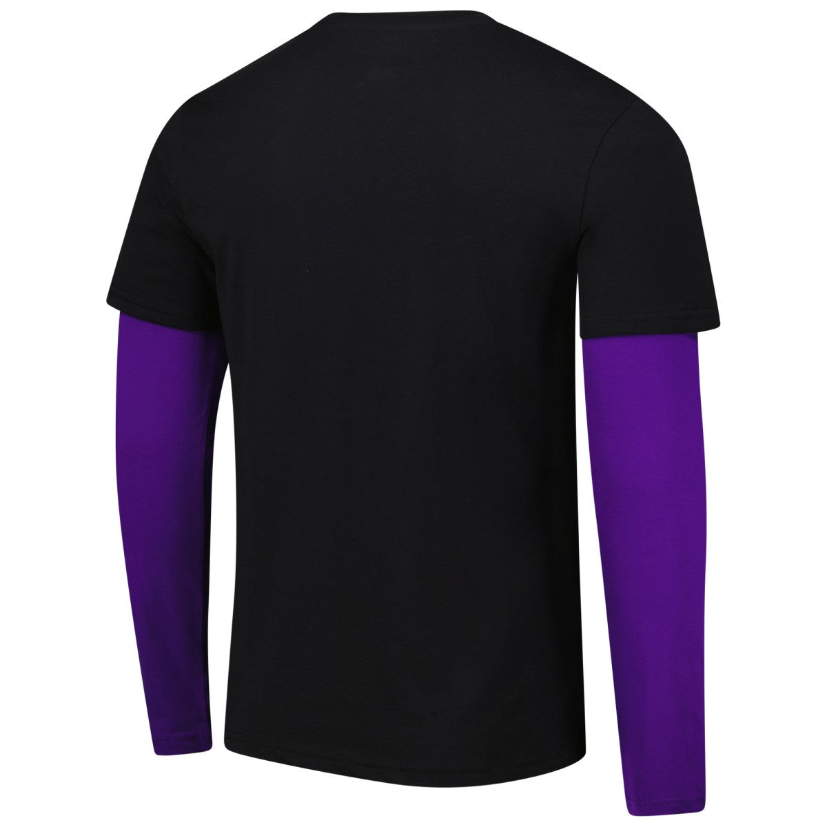 Sacramento Kings Stadium Essentials Unisex Spectator 2fer Long Sleeve T-Shirt Black - NBA