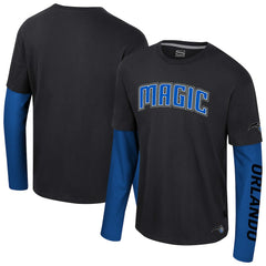 Orlando Magic Stadium Essentials Unisex Spectator 2fer Long Sleeve T-Shirt Black - NBA