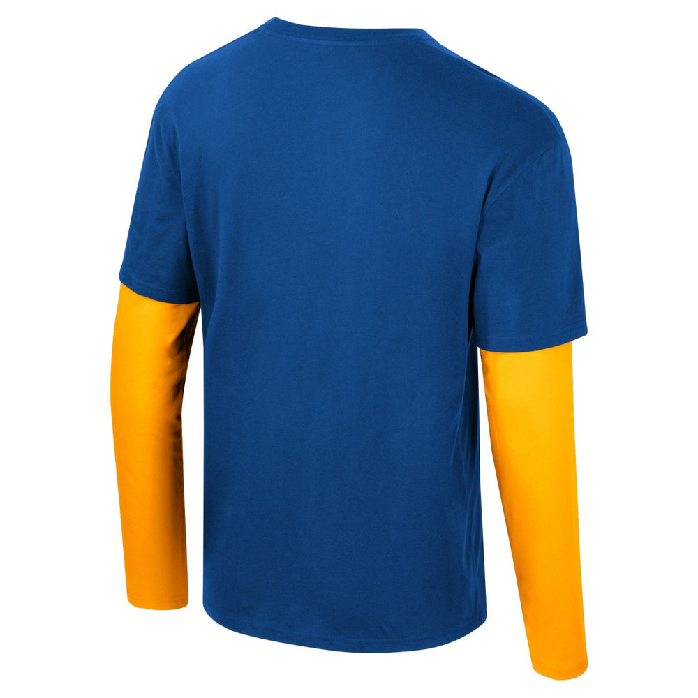 New York Knicks Stadium Essentials Unisex Spectator 2fer Long Sleeve T-Shirt Royal - NBA