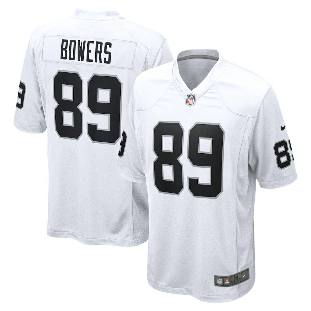 Brock Bowers Las Vegas Raiders Game Jersey White | Nike for Sale