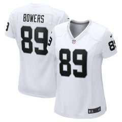 Brock Bowers Las Vegas Raiders Women's Game Jersey White | Nike for Sale