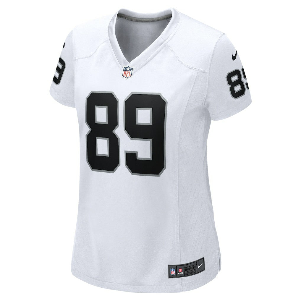 Brock Bowers Las Vegas Raiders Women's Game Jersey White | Nike for Sale