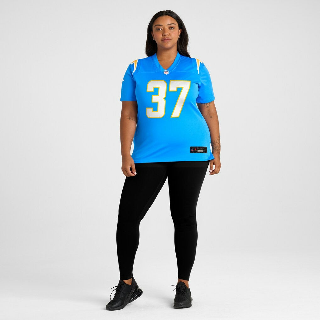 Tony Jefferson Los Angeles Chargers Women's Team Game Jersey Powder Blue | Nike for Sale