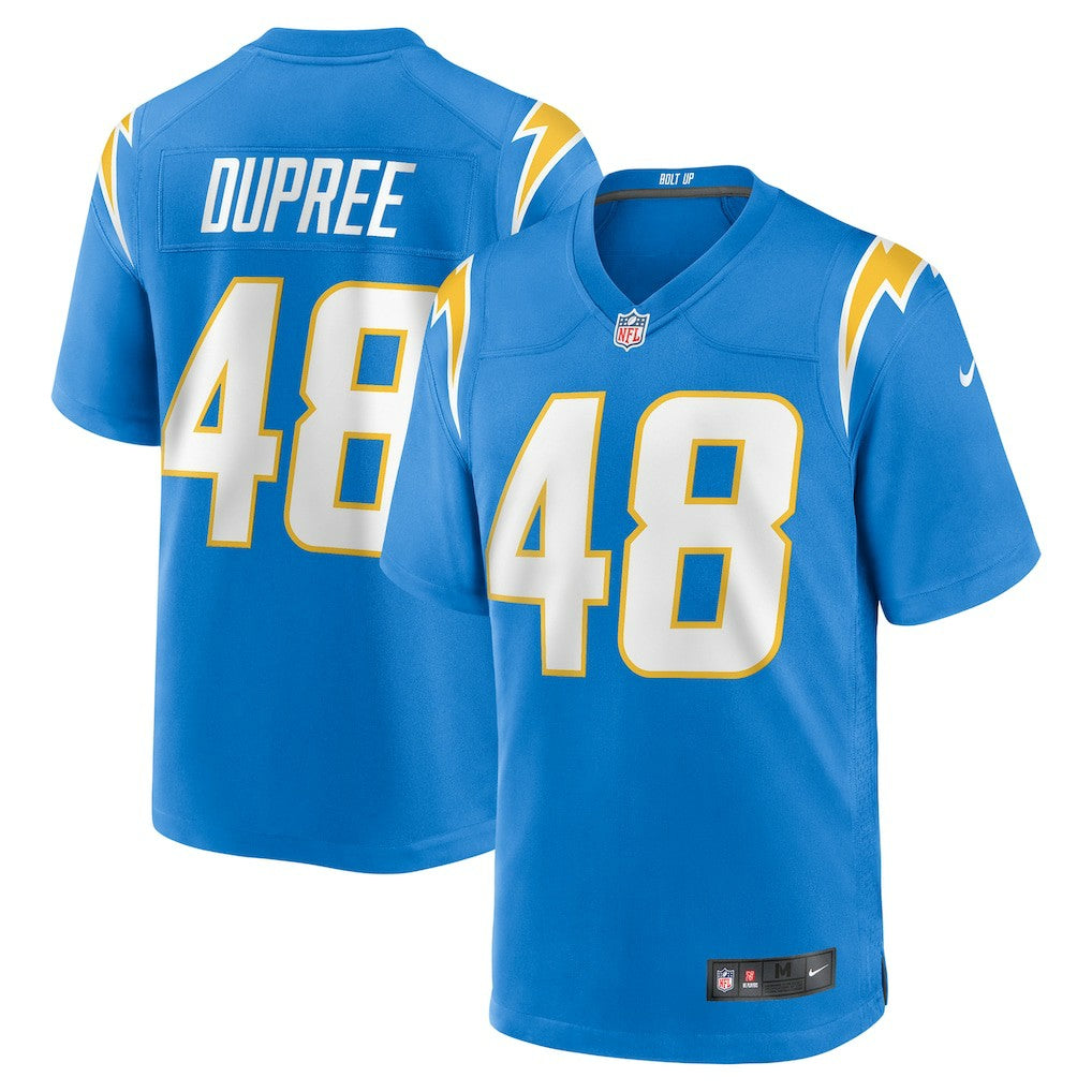 Bud Dupree Los Angeles Chargers Team Game Jersey Powder Blue | Nike for Sale