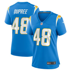 Bud Dupree Los Angeles Chargers Women's Team Game Jersey Powder Blue | Nike for Sale