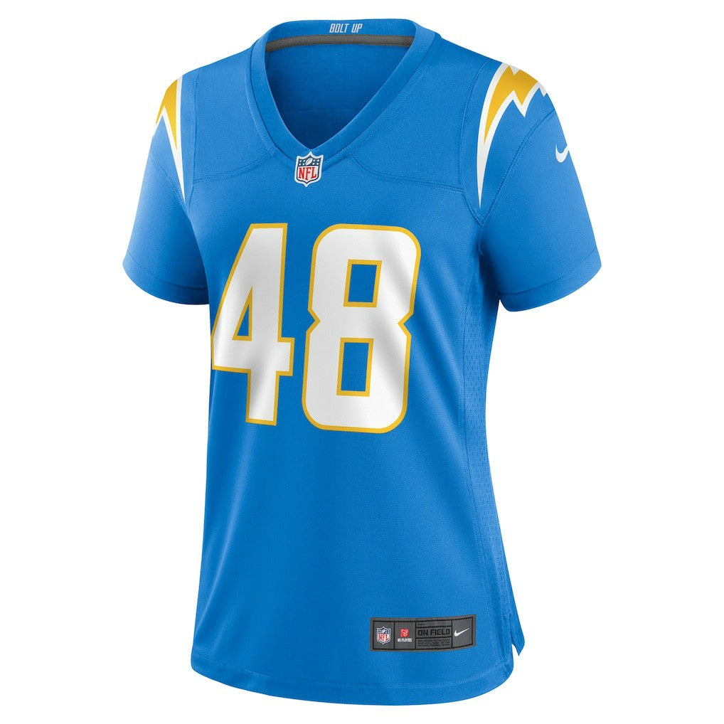 Bud Dupree Los Angeles Chargers Women's Team Game Jersey Powder Blue | Nike for Sale
