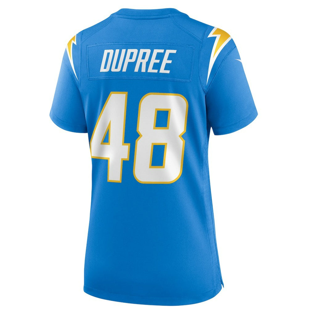 Bud Dupree Los Angeles Chargers Women's Team Game Jersey Powder Blue | Nike for Sale