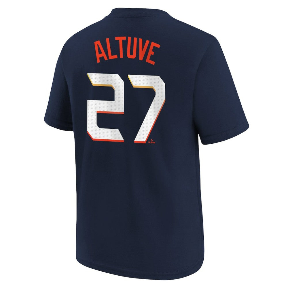 Jose Altuve Houston Astros Nike Youth Fuse City Connect Name & Number T-Shirt - MLB