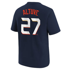 Jose Altuve Houston Astros Nike Youth Fuse City Connect Name & Number T-Shirt - MLB