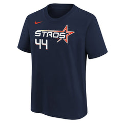 Yordan Alvarez Houston Astros Nike Youth Fuse City Connect Name & Number T-Shirt - MLB