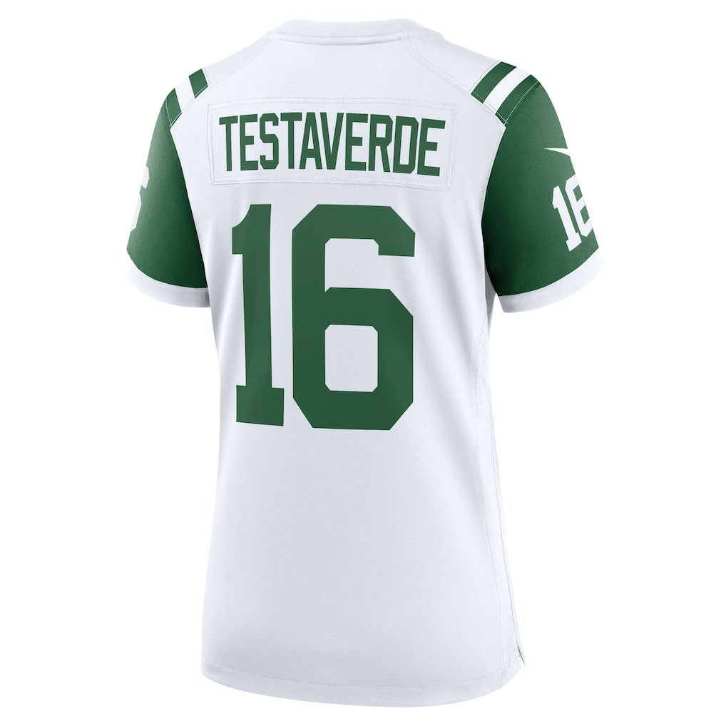 Vinny Testaverde New York Jets Women's Classic Alternate Retired Player Game Jersey White | Nike for Sale
