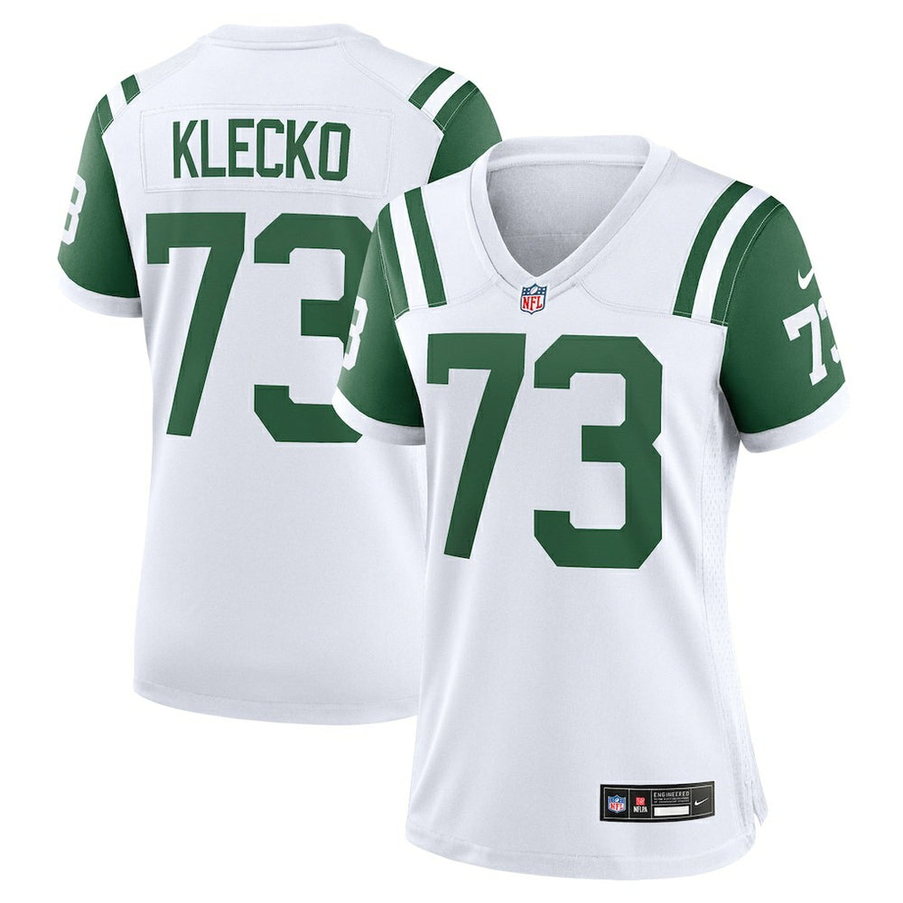 Joe Klecko New York Jets Women's Classic Alternate Retired Player Game Jersey White | Nike for Sale