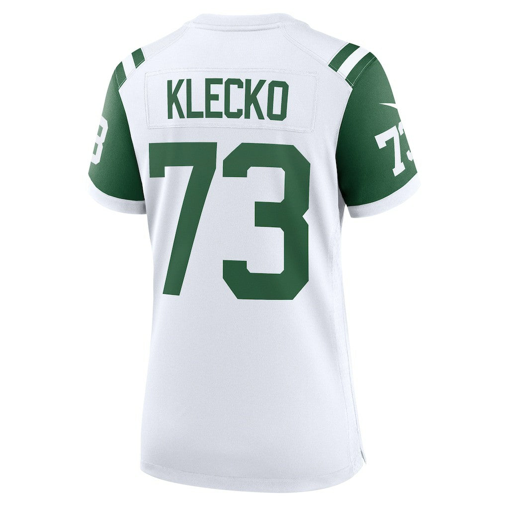 Joe Klecko New York Jets Women's Classic Alternate Retired Player Game Jersey White | Nike for Sale