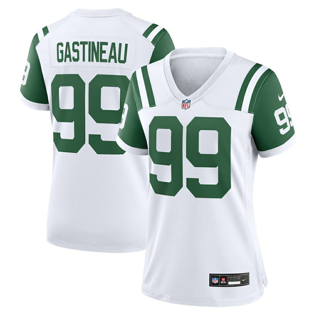 Mark Gastineau New York Jets Women's Classic Alternate Retired Player Game Jersey White | Nike for Sale