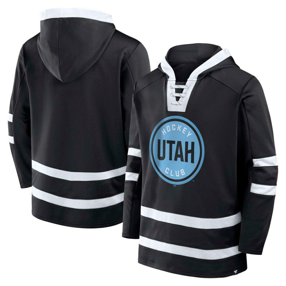 Utah Mammoth Fanatics Inside Line Pullover Hoodie - Black - NHL