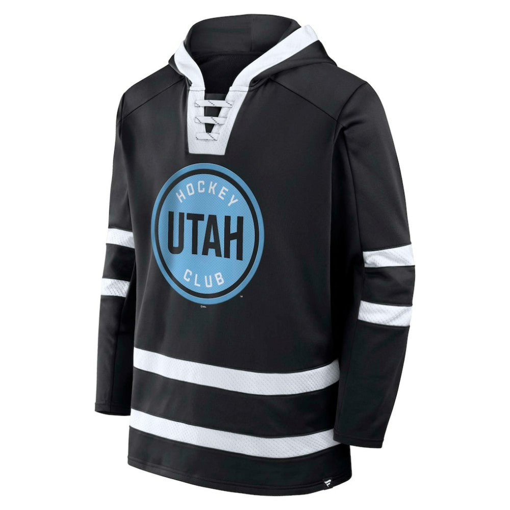 Utah Mammoth Fanatics Inside Line Pullover Hoodie - Black - NHL