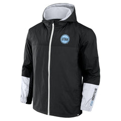 Utah Mammoth Fanatics Crash the Net Full-Zip Hoodie Jacket - Black - NHL