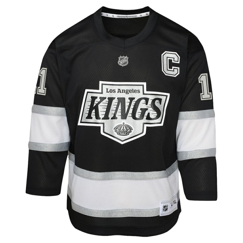 Anze Kopitar Los Angeles Kings Youth Replica Player Jersey - Black - NHL