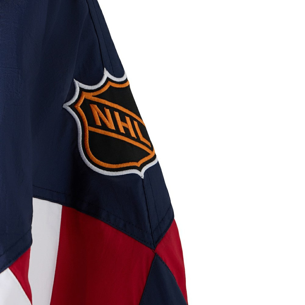 Winnipeg Jets OVO x Starter Half-Zip Hooded Jacket - Navy - NHL