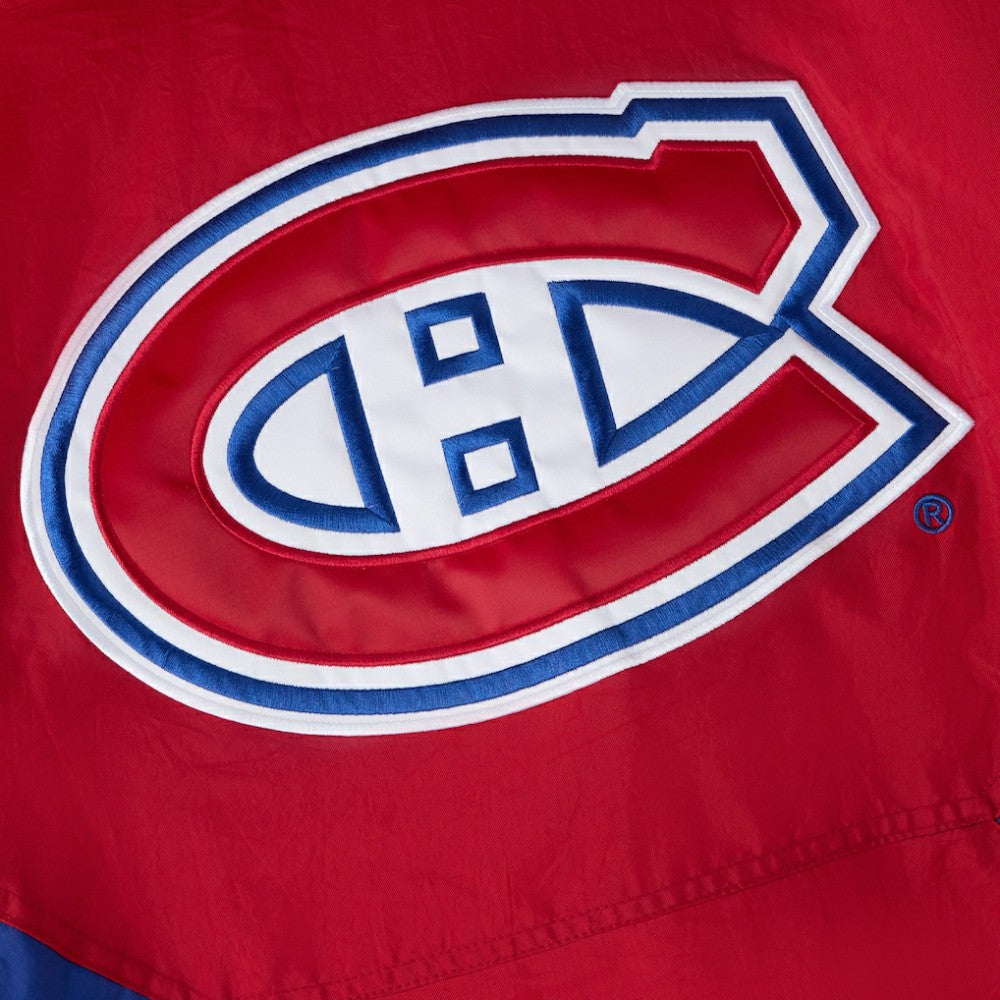 Montreal Canadiens OVO x Starter Half-Zip Hooded Jacket - Red - NHL