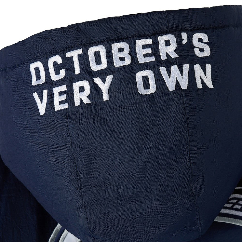 Vancouver Canucks OVO x Starter Half-Zip Hooded Jacket - Blue - NHL