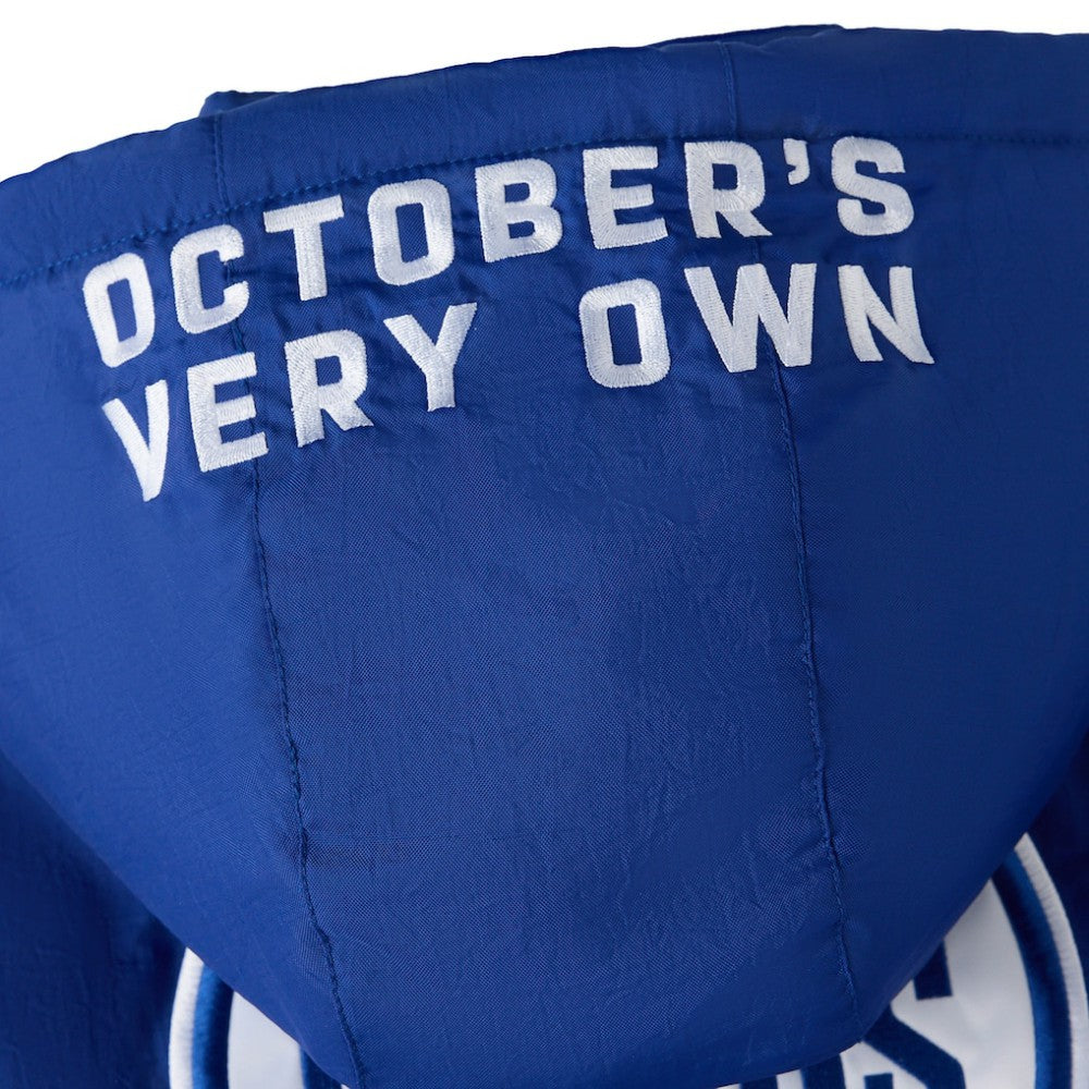 Edmonton Oilers OVO x Starter Half-Zip Hooded Jacket - Royal - NHL
