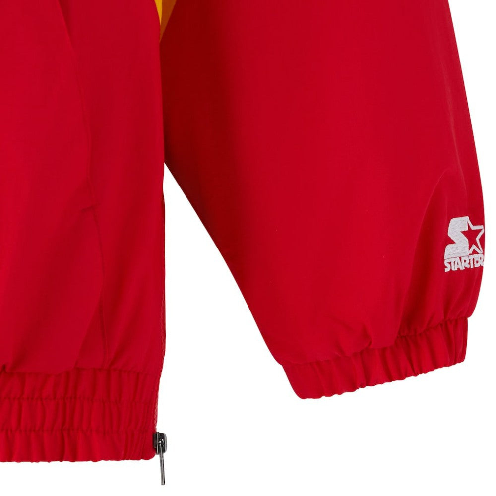 Calgary Flames OVO x Starter Half-Zip Hooded Jacket - Red - NHL