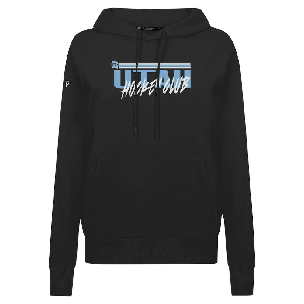 NHL Utah Levelwear Women's Adorn Etched Pullover Hoodie - Black - NHL