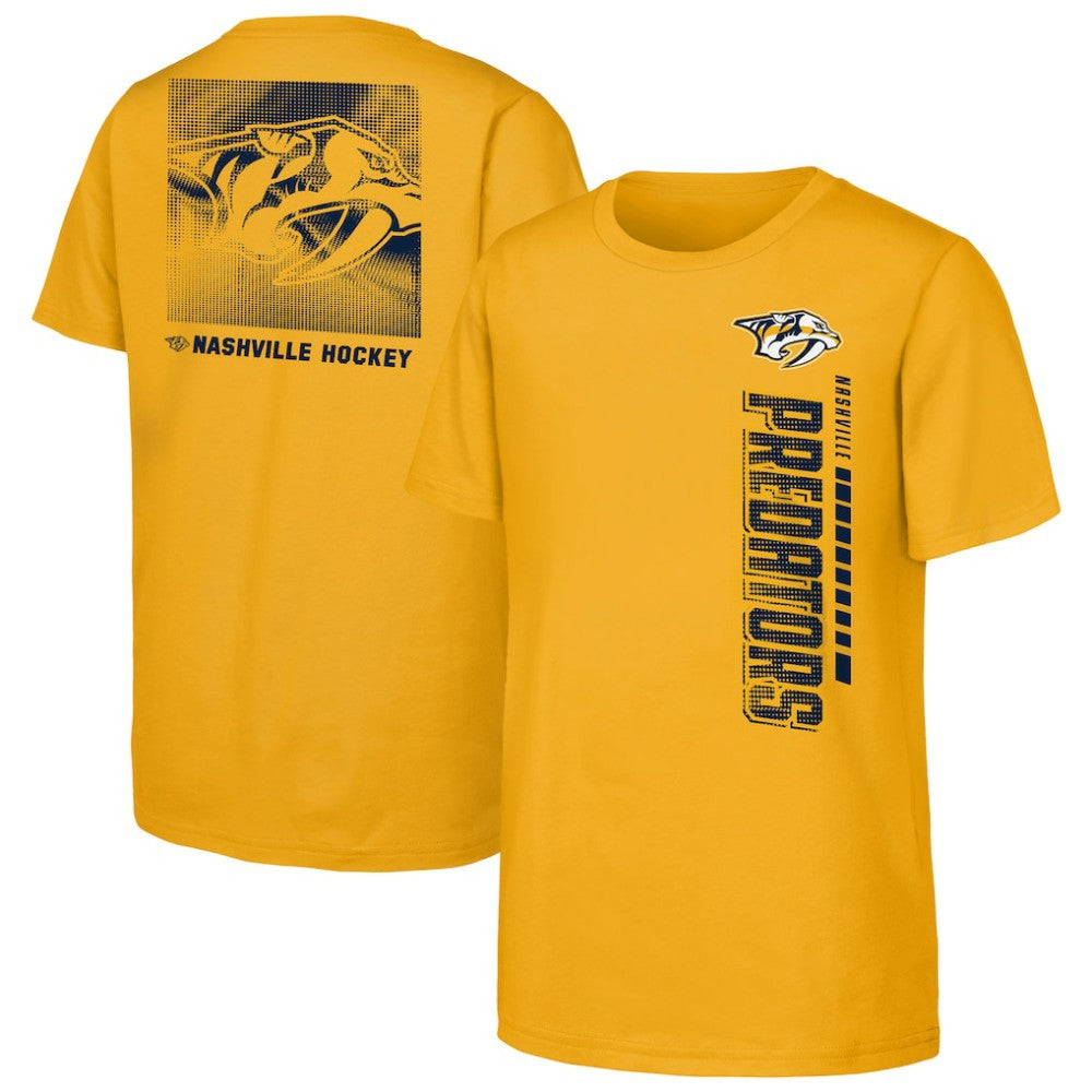 Nashville Predators Youth Atmosphere T-Shirt - Gold - NHL