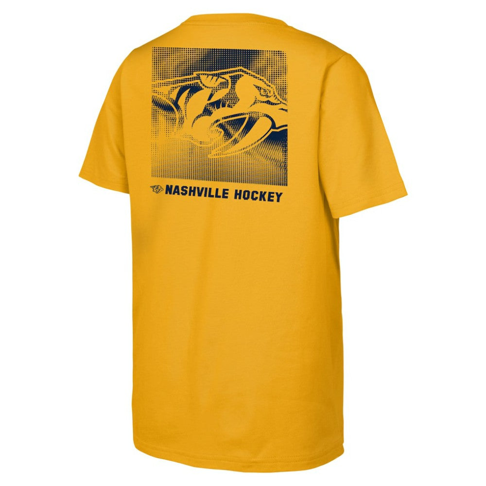 Nashville Predators Youth Atmosphere T-Shirt - Gold - NHL