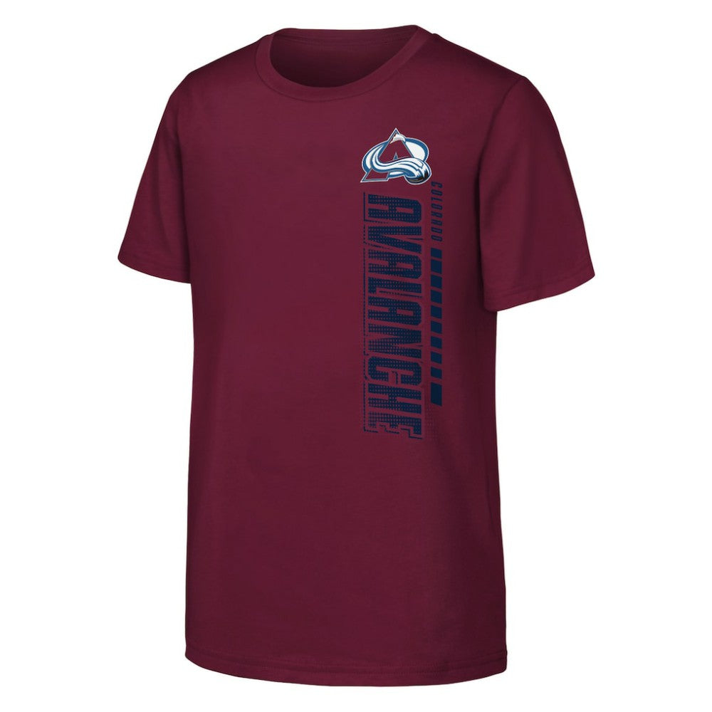 Colorado Avalanche Youth Atmosphere T-Shirt - Burgundy - NHL