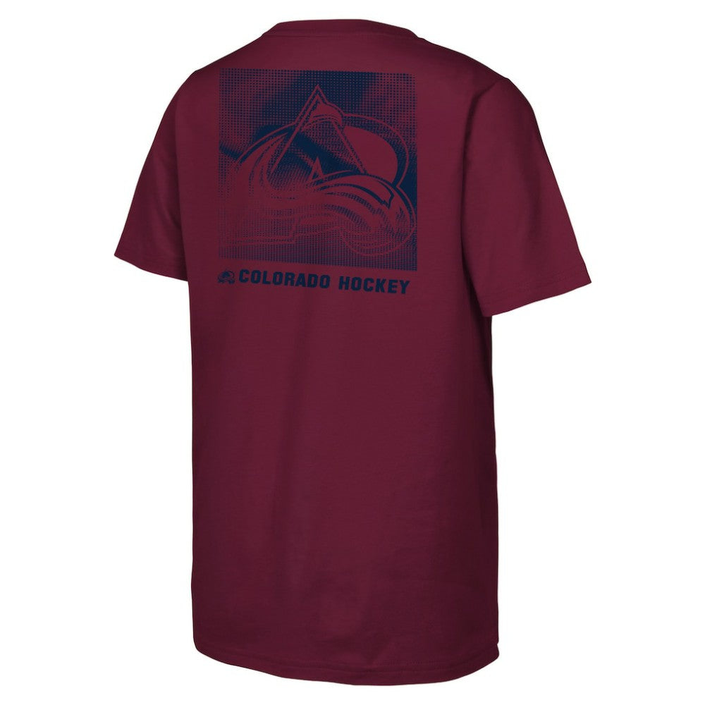 Colorado Avalanche Youth Atmosphere T-Shirt - Burgundy - NHL