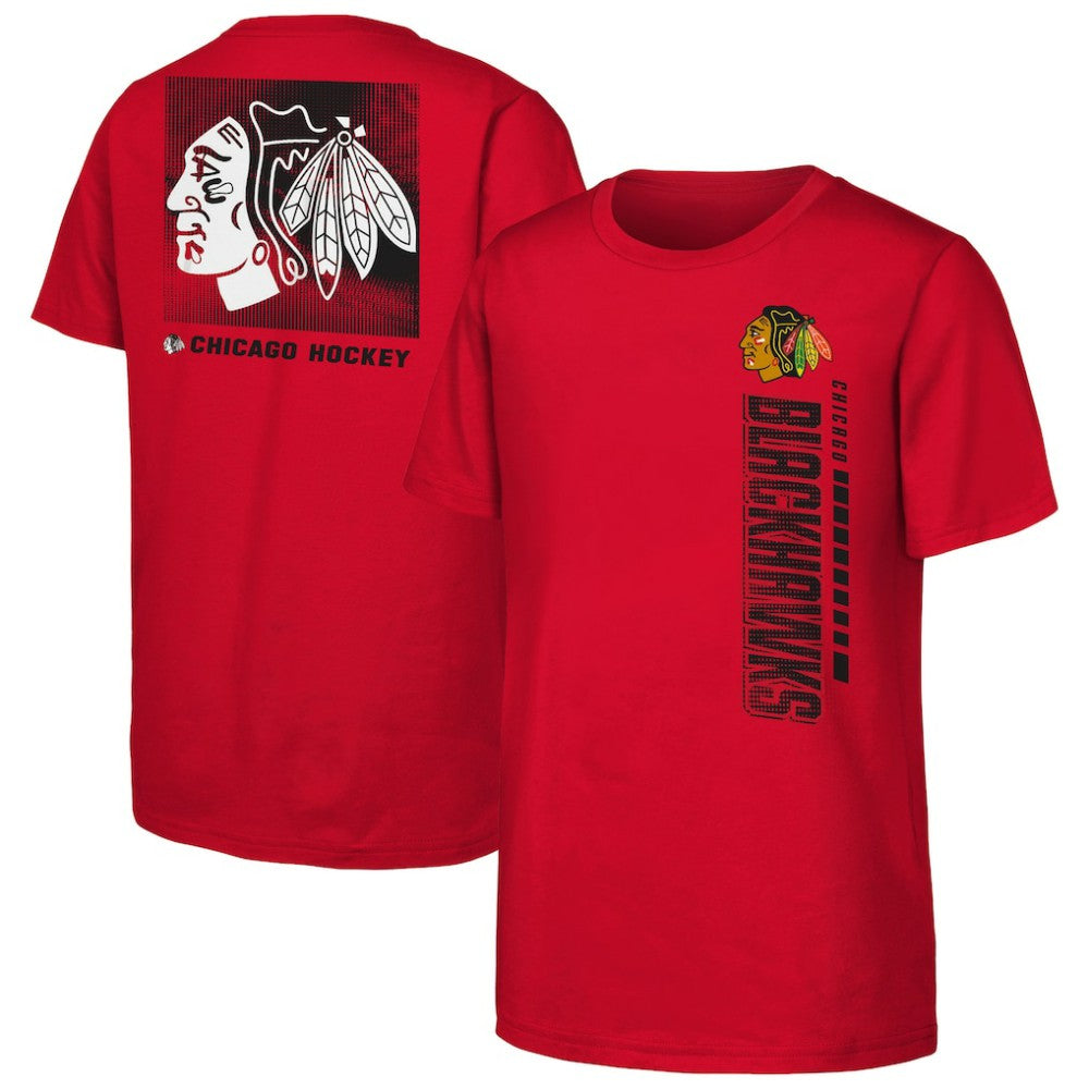 Chicago Blackhawks Youth Atmosphere T-Shirt - Red - NHL