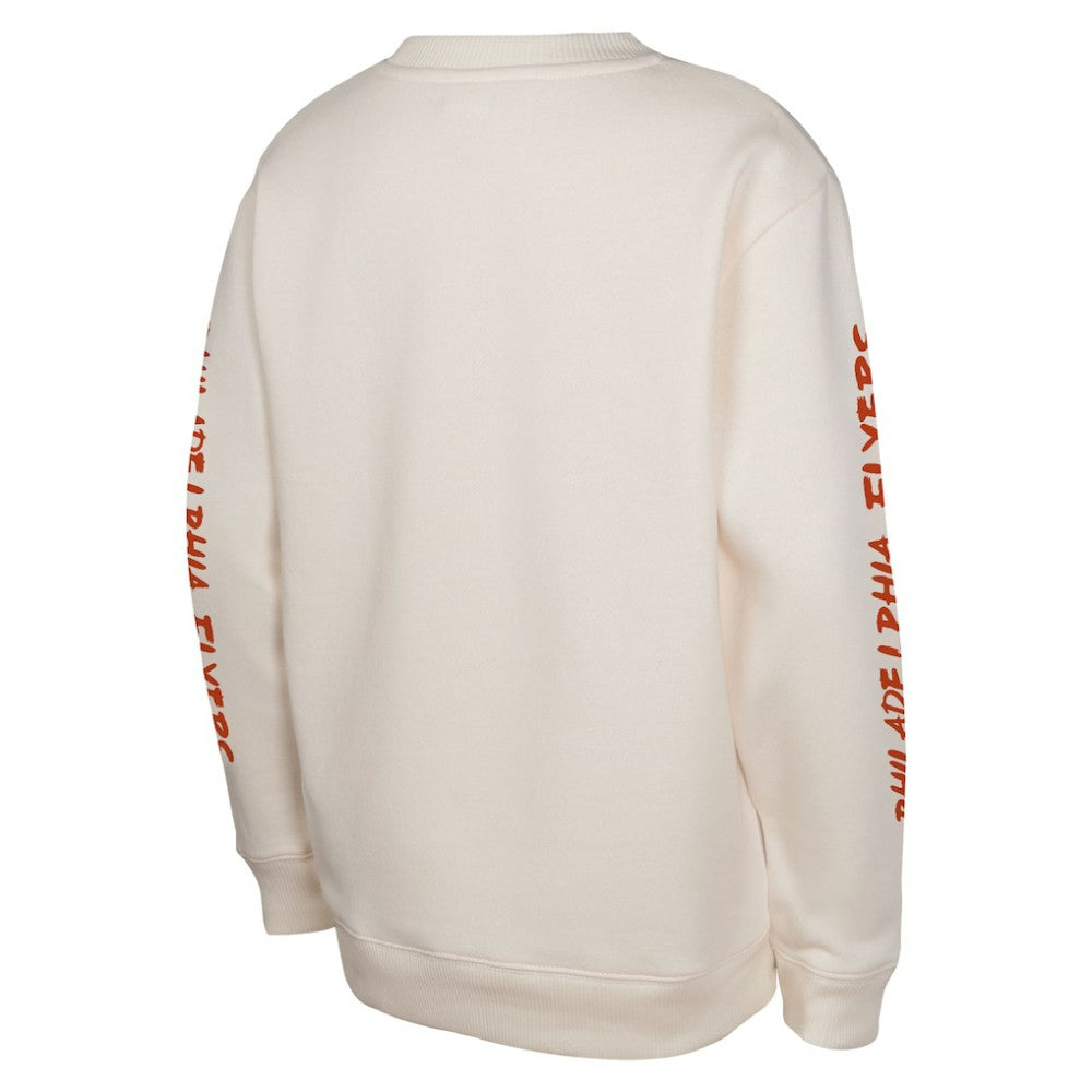 Philadelphia Flyers Youth Star Power Pullover Sweatshirt - Cream - NHL