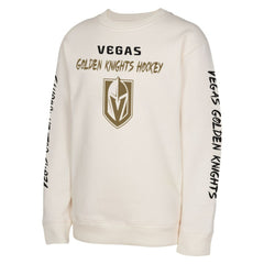 Vegas Golden Knights Youth Star Power Pullover Sweatshirt - Cream - NHL