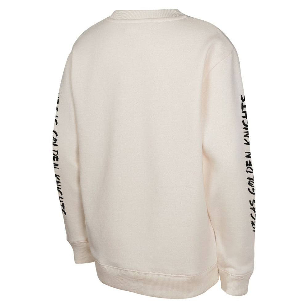 Vegas Golden Knights Youth Star Power Pullover Sweatshirt - Cream - NHL