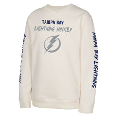 Tampa Bay Lightning Youth Star Power Pullover Sweatshirt - Cream - NHL