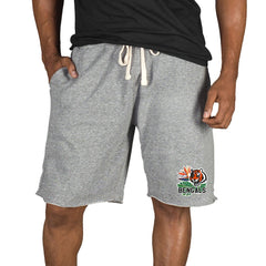 Cincinnati Bengals Concepts Sport Mainstream Tri-Blend Shorts Gray | NFL