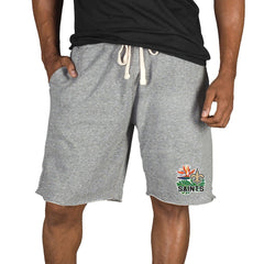 New Orleans Saints Concepts Sport Mainstream Tri-Blend Shorts Gray | NFL