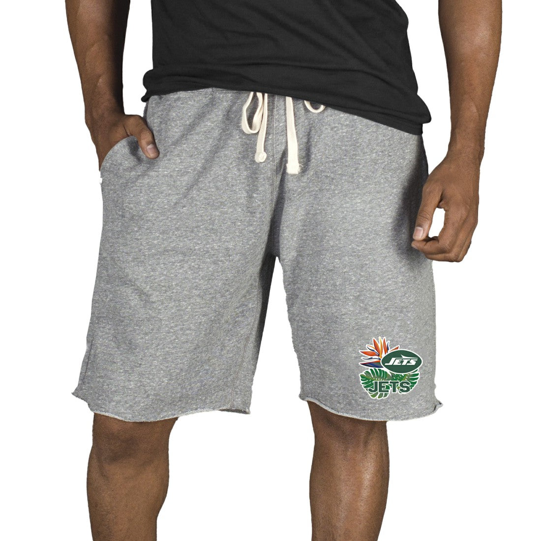 New York Jets Concepts Sport Mainstream Tri-Blend Shorts Gray | NFL