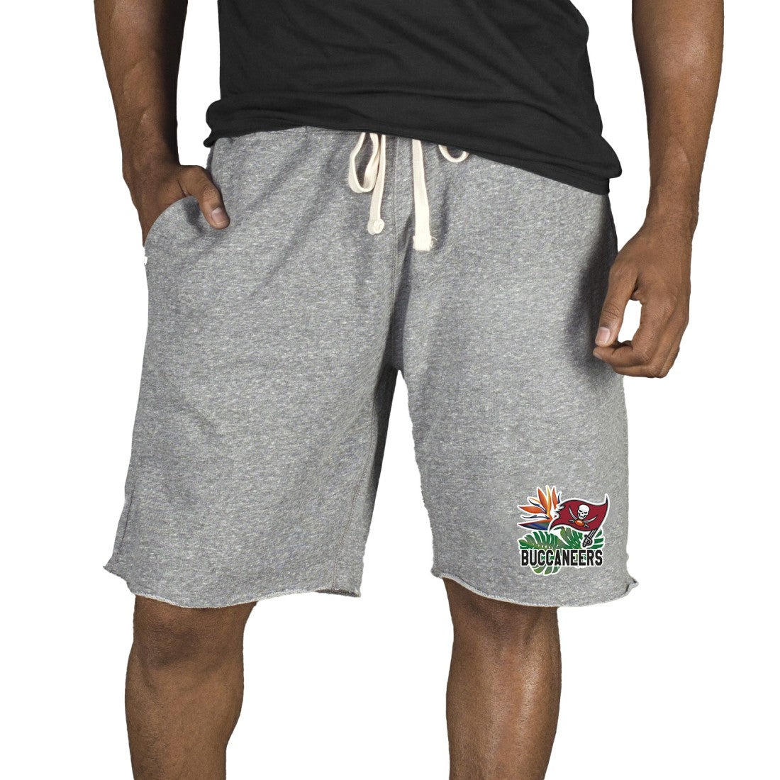 Tampa Bay Buccaneers Concepts Sport Mainstream Tri-Blend Shorts Gray | NFL