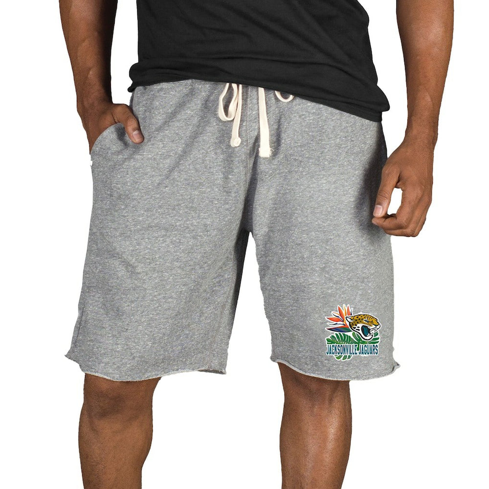 Jacksonville Jaguars Concepts Sport Mainstream Tri-Blend Shorts Gray | NFL