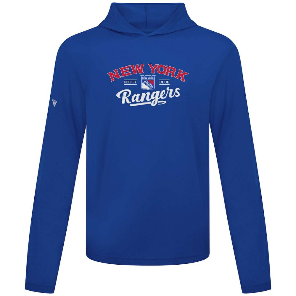 New York Rangers Levelwear Anthem Ice Wall Pullover Hoodie - Blue - NHL