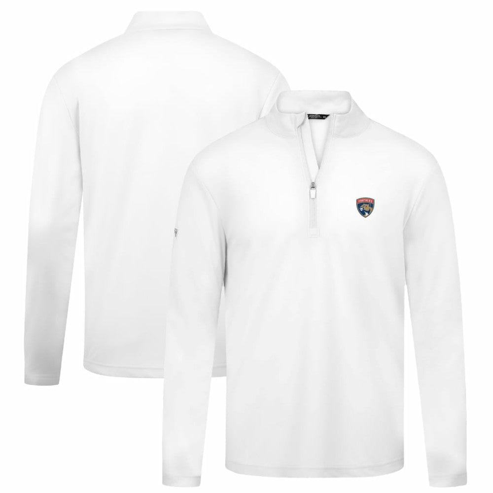 Florida Panthers Levelwear Heron Insignia Core Quarter-Zip Jacket - White - NHL