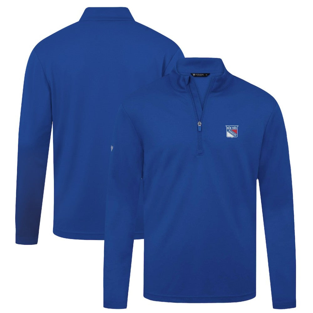 New York Rangers Levelwear Heron Insignia Core Quarter-Zip Jacket - Blue - NHL
