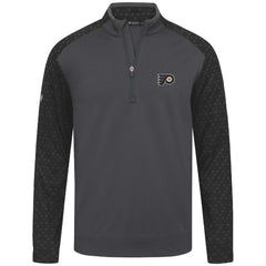 Philadelphia Flyers Levelwear Aztec Insignia Core Quarter-Zip Pullover Top - Charcoal - NHL