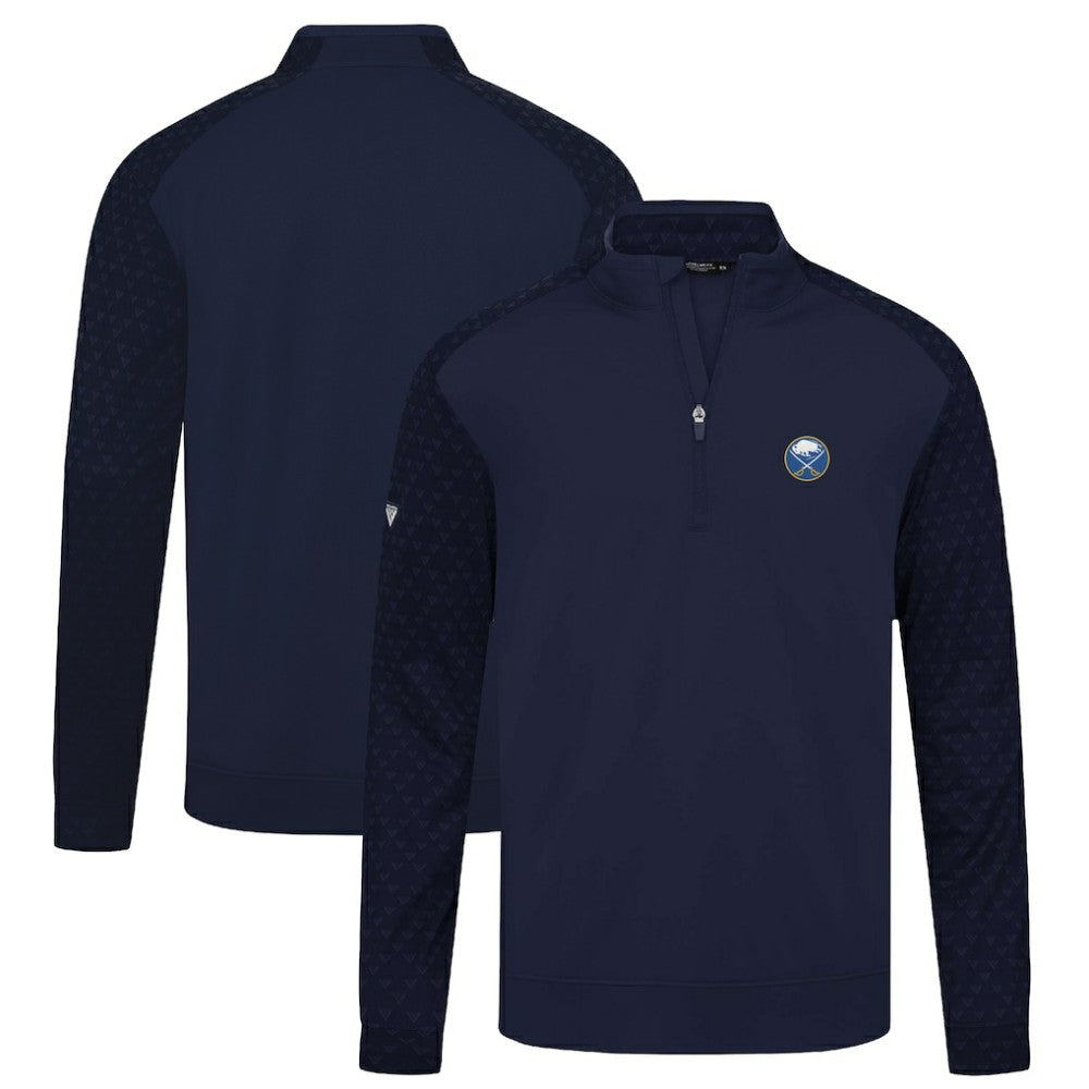 Buffalo Sabres Levelwear Aztec Insignia Core Quarter-Zip Pullover Top - Navy - NHL